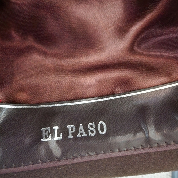 Twister El Paso 100% Wool Western Brown Cowboy Hat 7 1/8 main image 4